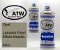 Preview: Opel, Lancelot Pearl Effekt Metallic, AAU: 400ml Sprühdose + 400ml Klarlack - Set, von ATW Autoteile West.